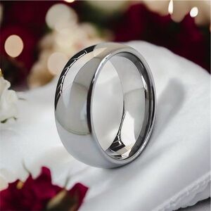 Stainless Steel Titanium Wedding Band Ring Size 12 Unisex